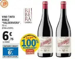 E.Leclerc VALDERIVERO Vino tito roble oferta