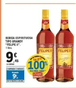 E.Leclerc FELIPE II Bebida espirituosa tipo brandy oferta