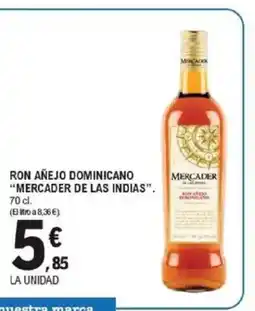 E.Leclerc MERCADER DE LAS INDIAS Ron añejo dominicano oferta