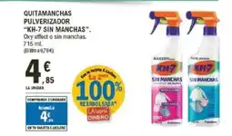 E.Leclerc KH-7 SIN MANCHAS Quitamanchas pulverizador oferta