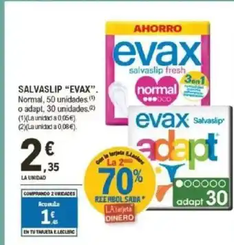 E.Leclerc EVAX Salvaslip oferta