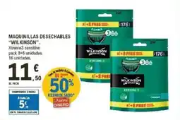 E.Leclerc WILKINSON Maquinillas desechables oferta