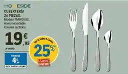 E.Leclerc Cubertería 24 piezas oferta