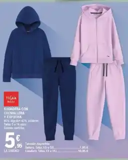 E.Leclerc Sudadera con cremallera y capucha oferta