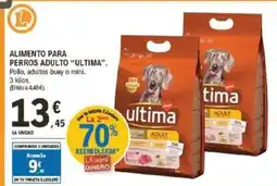 E.Leclerc ULTIMA Alimento para perros adulto oferta