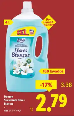 Lidl DOUSSY Suavizante flores blancas oferta