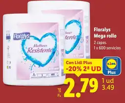 Lidl FLORALYS Mega rollo oferta