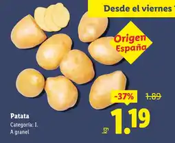 Lidl Patata oferta