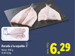 Lidl Dorada a la espalda oferta