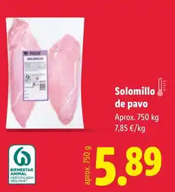 Lidl Solomillo de pavo oferta