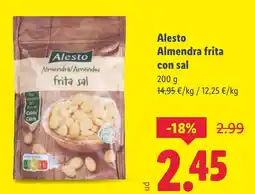 Lidl ALESTO Almendra frita con sal oferta
