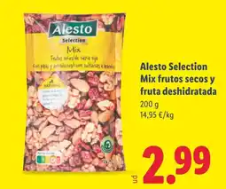 Lidl ALESTO Selection Mix frutos secos y fruta deshidratada oferta