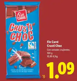Lidl Fin Carré Crusti Choc oferta