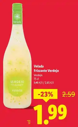 Lidl Velada Frizzante Verdejo oferta
