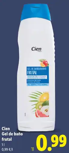 Lidl CIEN Gel de baño frutal oferta