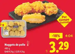 Lidl Nuggets de pollo oferta