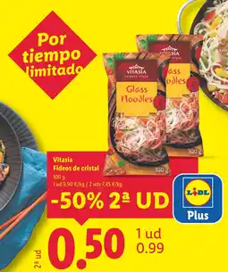 Lidl VITASIA Fideos de cristal oferta