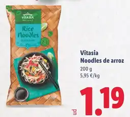 Lidl VITASIA Noodles de arroz oferta