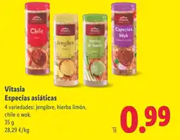 Lidl VITASIA Especias asiáticas oferta