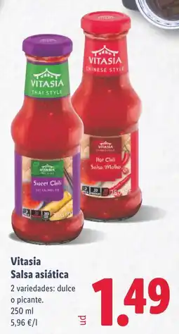 Lidl VITASIA Salsa asiática oferta