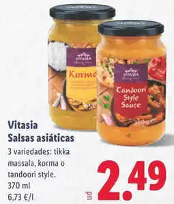 Lidl VITASIA Salsas asiáticas oferta