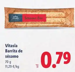 Lidl VITASIA Barrita de sésamo oferta
