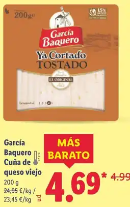 Lidl GARCIA BAQUERO Cuña de queso viejo oferta