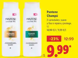 Lidl PANTENE Champú oferta