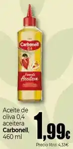 Unide Market Carbonell - aceite de oliva 0,4 aceitera oferta