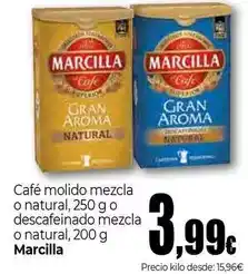 Unide Market Marcilla - cafe molido mezcla o natural oferta