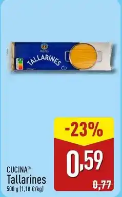 ALDI La cuina - tallarines oferta