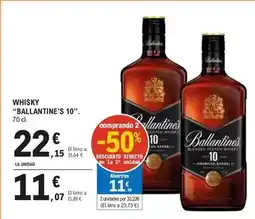 E.Leclerc Ballantine's - whisky 10 oferta