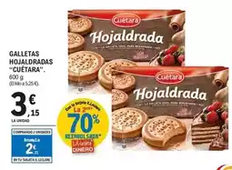 E.Leclerc Cuétara - galletas hojaldrada oferta