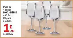 E.Leclerc Pack de 4 copas oferta