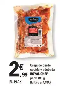 E.Leclerc Royal - chef oreja de cerdo cocida y adobada oferta