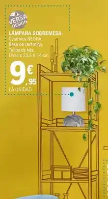 E.Leclerc Design - lámpara sobremesa oferta