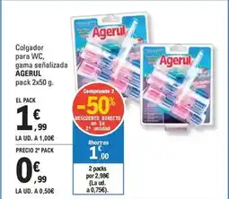 E.Leclerc Agerul - colgador para wc gama señalizada oferta
