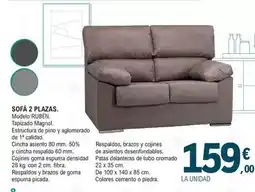 E.Leclerc Sofa 2 plazas oferta