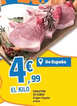 E.Leclerc España - chuletón de cerdo oferta