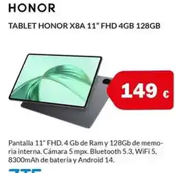 Microsshop Honor - tablet x8a 11 fhd 4gb 128gb oferta