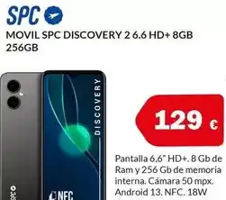 Microsshop Spc - movil discovery 2 6.6 hd+ 8gb 256gb oferta