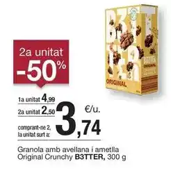 BonpreuEsclat Granola amb avellana i ametlla original crunchy oferta