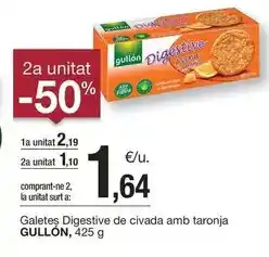 BonpreuEsclat Gullón - galetes digestive de civada amb taronja oferta