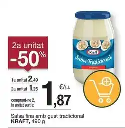 BonpreuEsclat Kraft - salsa fina amb gust tradicional oferta