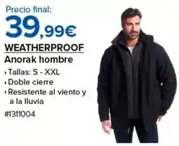 Costco Anorak hombre oferta
