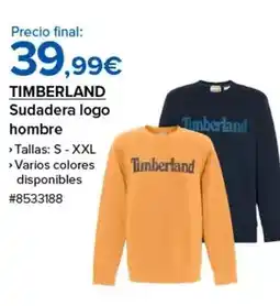 Costco Timberland - sudadera logo hombre oferta