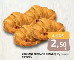 Supermercados MAS Croisant artesano grande oferta