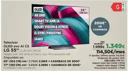 El Corte Inglés Lg - televisor oled evo ai 65 oferta