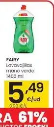 Eroski Fairy - lavavajillas mano verde oferta