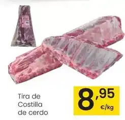 Eroski Tira de costilla de cerdo oferta